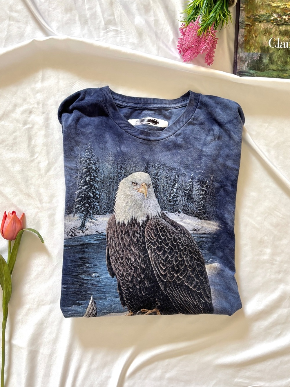 Vintage The Mountain Bald Eagle Graphic Tee